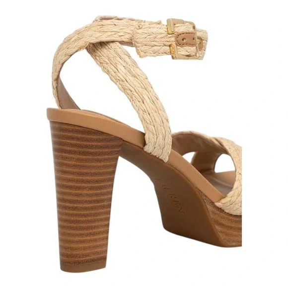 Sasha Raffia Platform Sandal - Picture 3 of 7